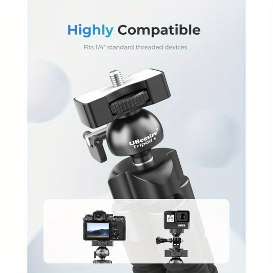 UBeesize Phone Tripod Pro S Premium Flexible Phone Tripod with Wireless Remote Mini Tripod Stand